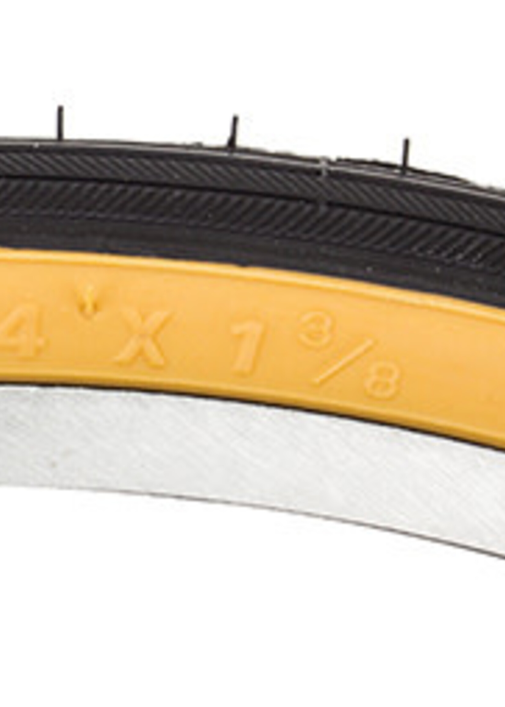 Sunlite TIRE SUNLT 24x1-3/8 BK/GM RD K40 WIRE