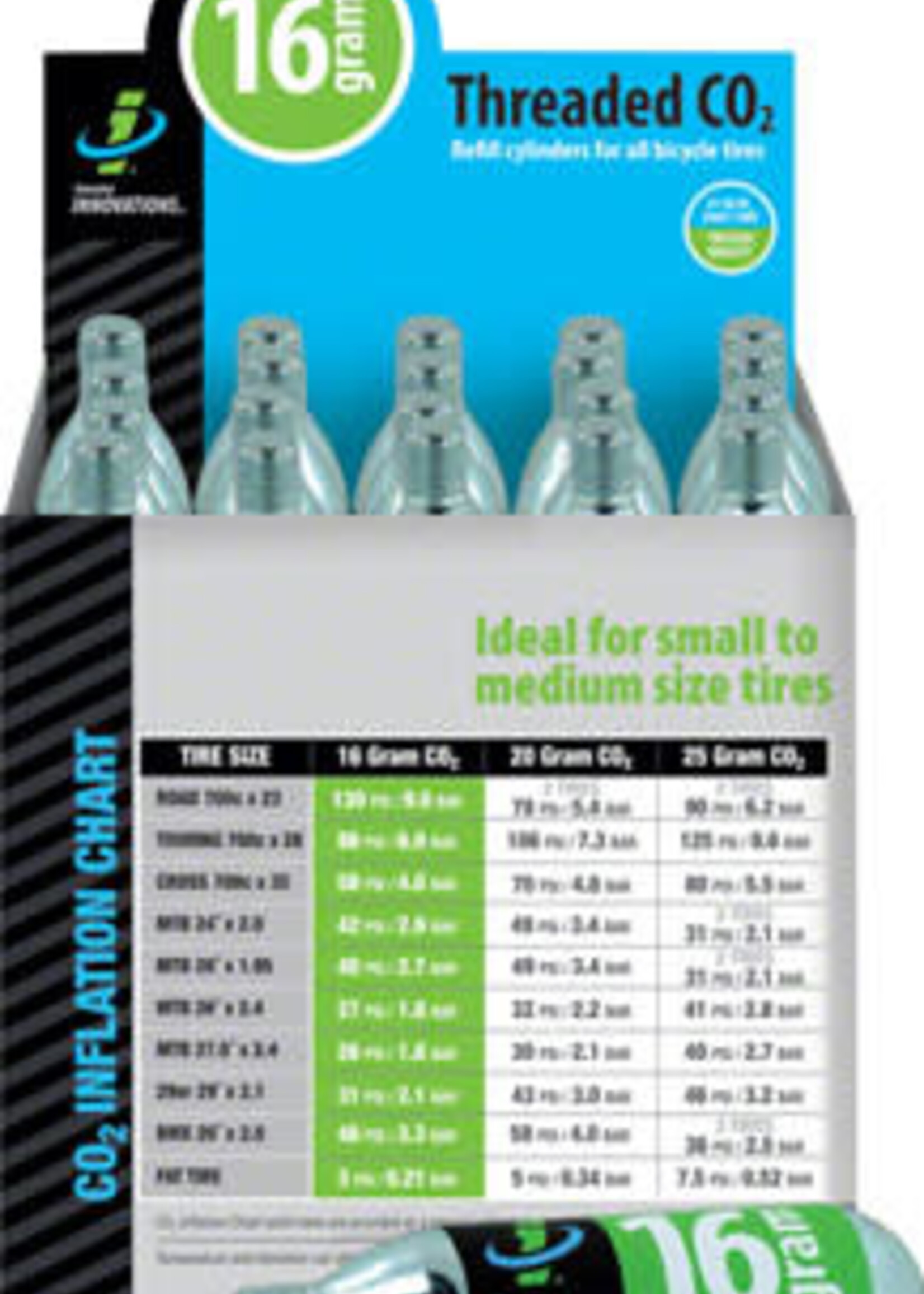 GENUINE INNOVATIONS GI 16gram Threaded Carts FROM Box of 20