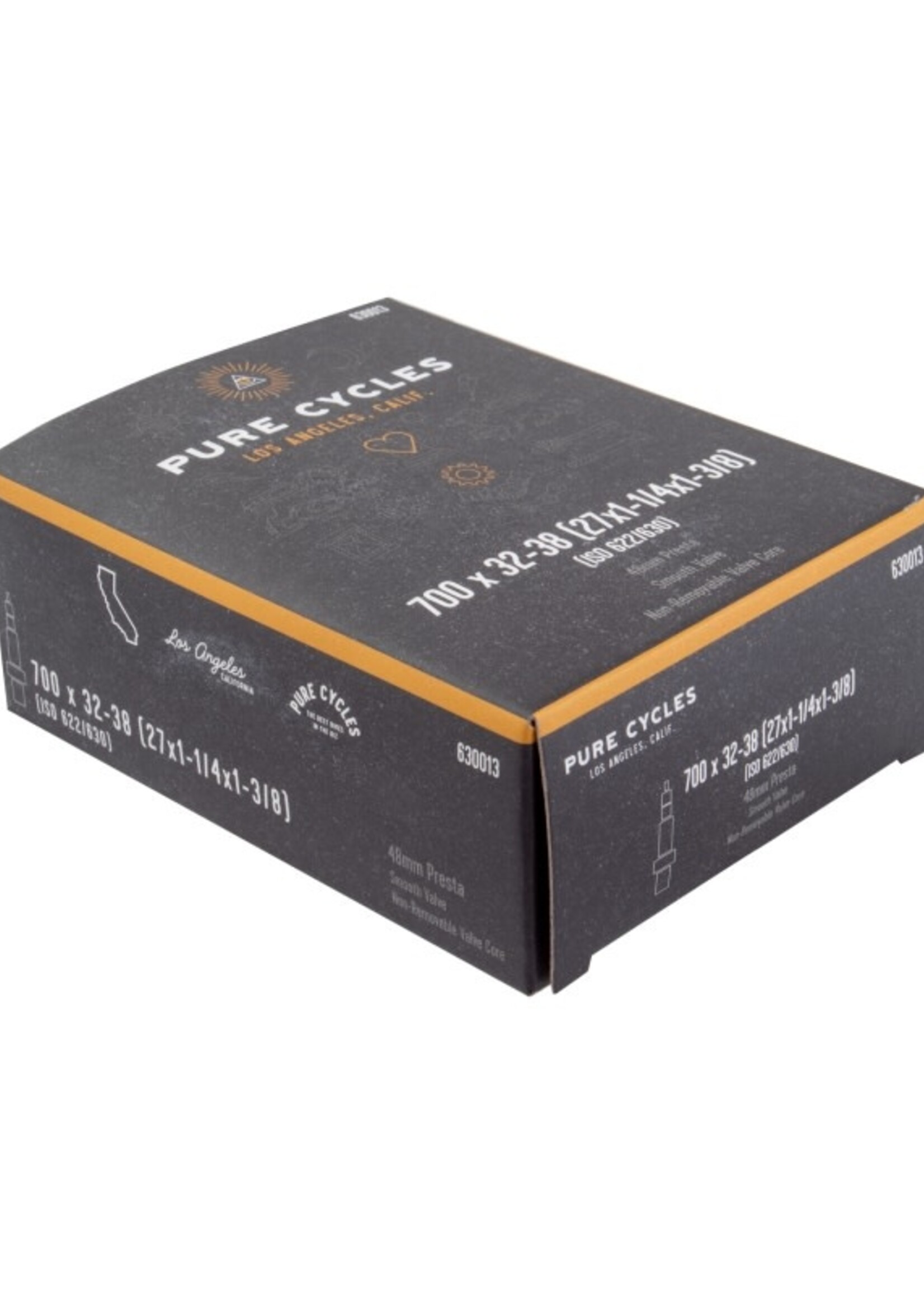 PURE CYCLES TUBE PURE 700x32-38 27x1-1/4x1-3/8 PV48/SMTH/NRC FFW31mm