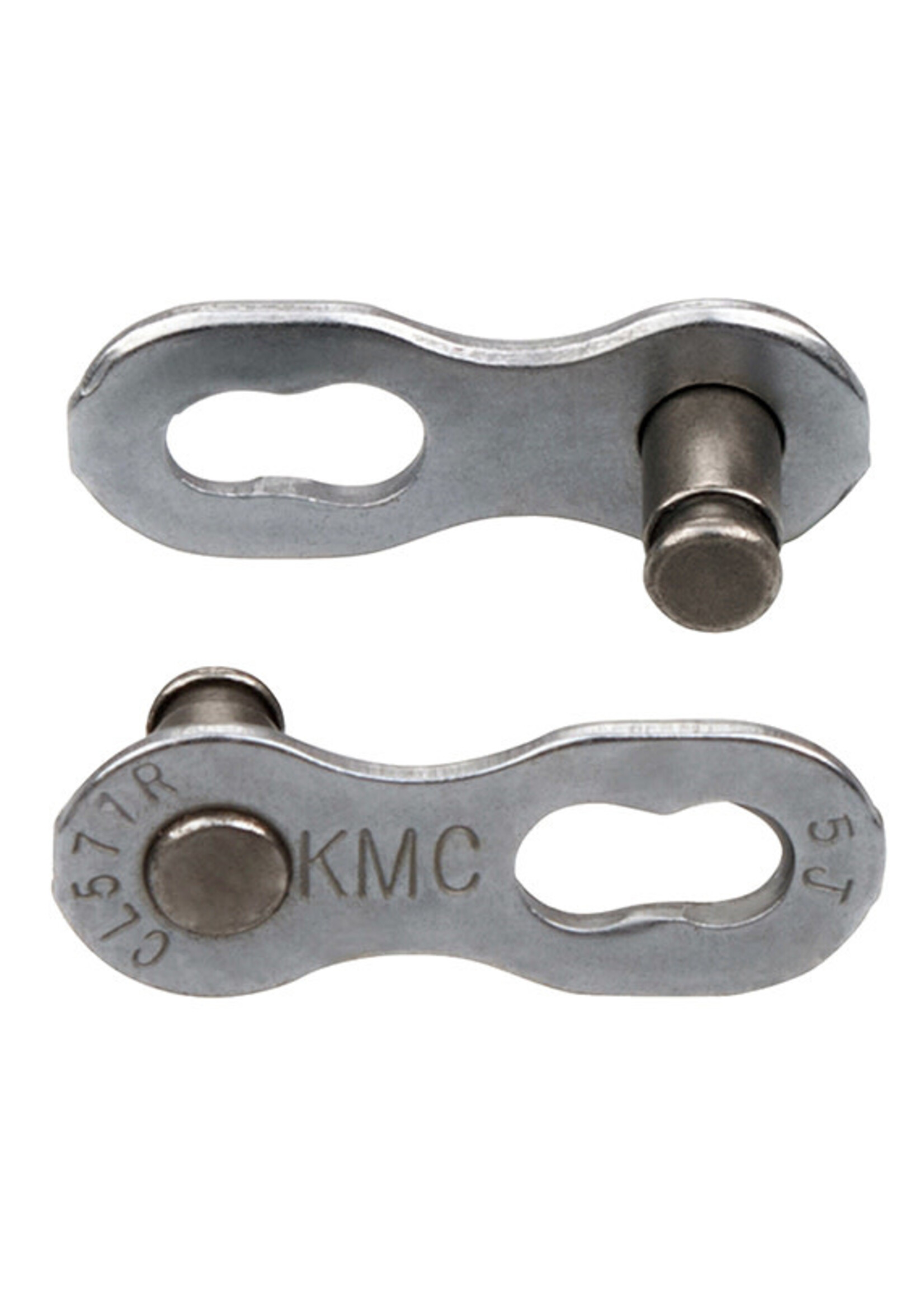 KMC KMC MissingLink CL571R 7.1mm Connector - 7,8-Speed, Reusable, Silver, 2 Pairs/Card