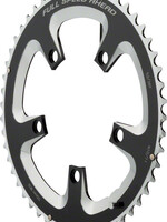 FULL SPEED AHEAD FSA (Full Speed Ahead) Super Road Chainring - 52t 110 BCD 5-Bolt Aluminum N11 Black/Silver