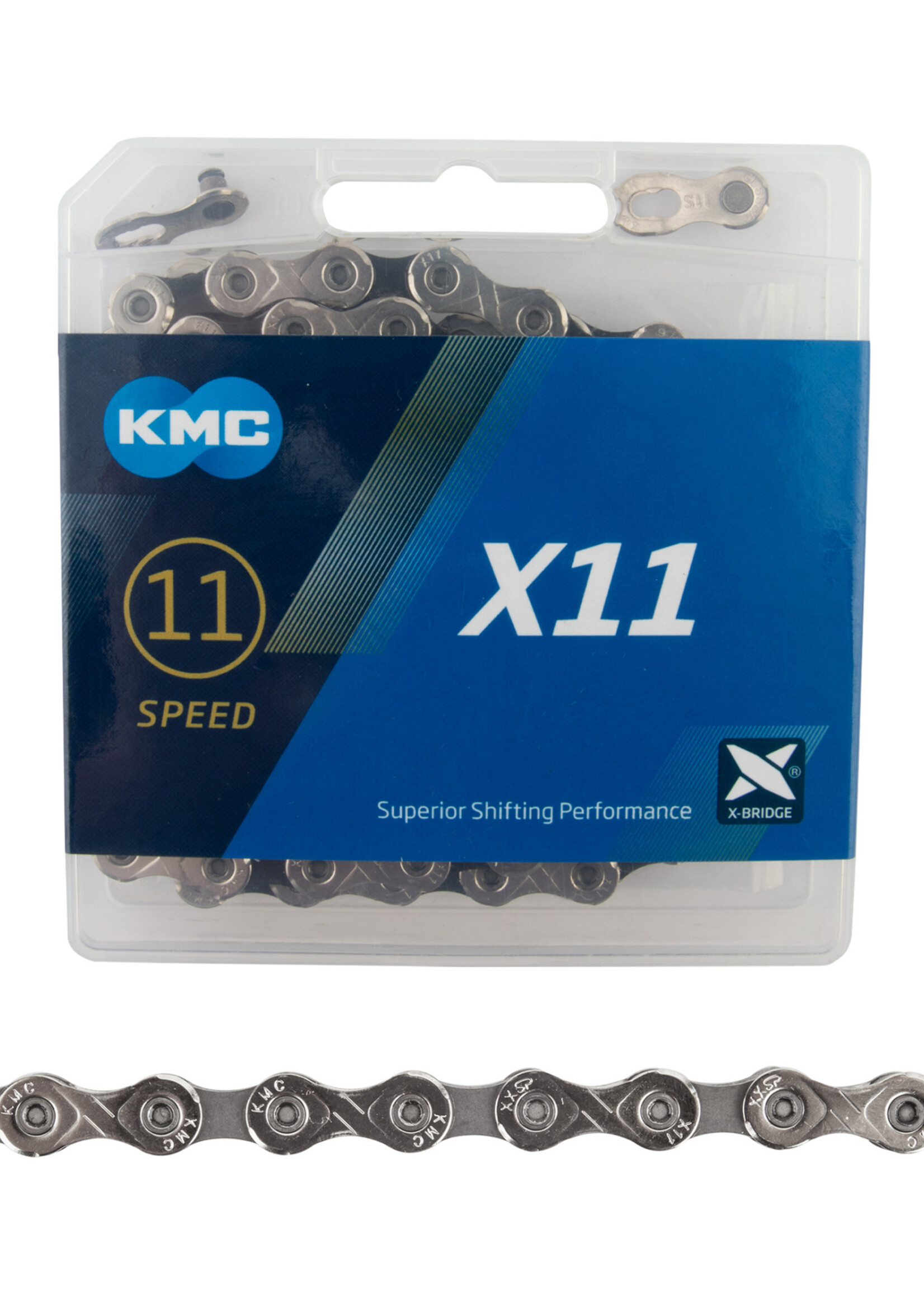 KMC CHAIN KMC X11 11s BK/SL 118L