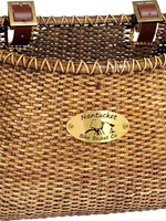 Nantucket Bike Basket Nantucket Lightship Front Basket, Classic Shape Stained