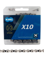 KMC CHAIN KMC X10 10s NP/BK 116L