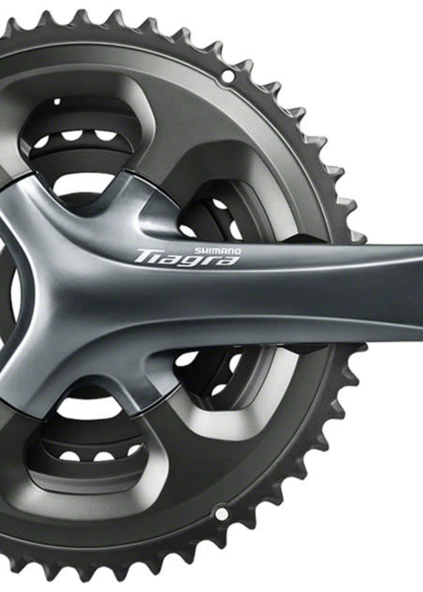 Shimano Shimano Tiagra FC-4703 Crankset - 170mm 10-Speed 50/39/30t 110/74 Asymmetric BCD Hollowtech II Spindle Interface Gray