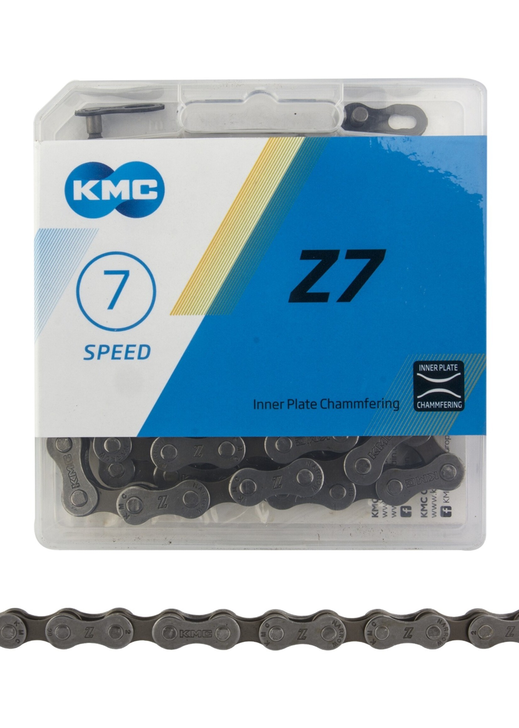 KMC CHAIN KMC Z7 INDEX 6/7/8s GY/BR 116L