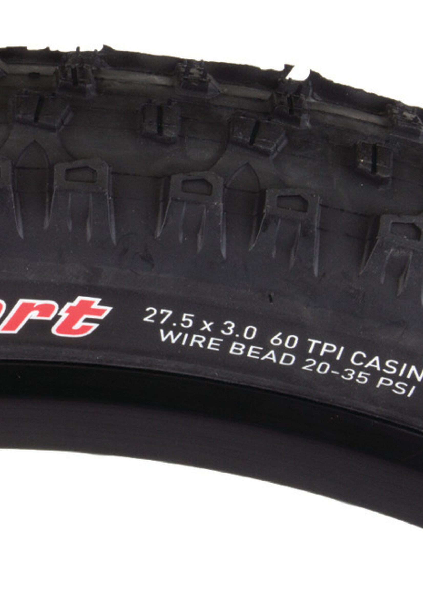 KENDA TIRE KEN HAVOK SPORT 27.5x3.0 BK/BK DTC/60 WIRE 35psi
