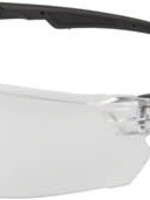 Optic Nerve Optic Nerve Safety Glasses: Clear Lens Black Frame