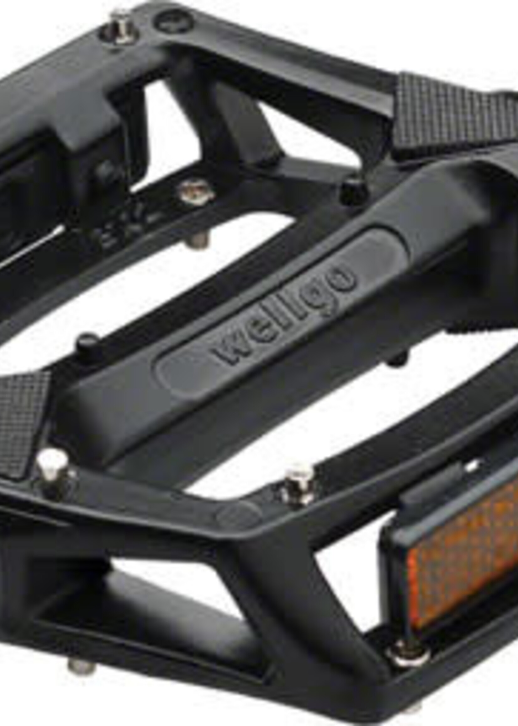Wellgo Wellgo B087 Pedals - Platform, Aluminum, 9/16", Black