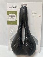 BIKE SEAT- SELLE ITALIA SPORT GEL FLOW 270X140MM BLACK BIKE SADDLE