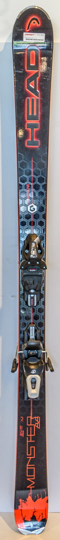 HEAD HEAD MONSTER 88 Ti SKIS w/ TYROLIA PR11 bindings RED