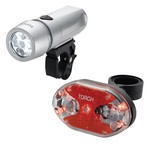 TORCH HIGH BEAMER WHITE AND TAIL SET BIKE LIGHT- FRONT/REAR