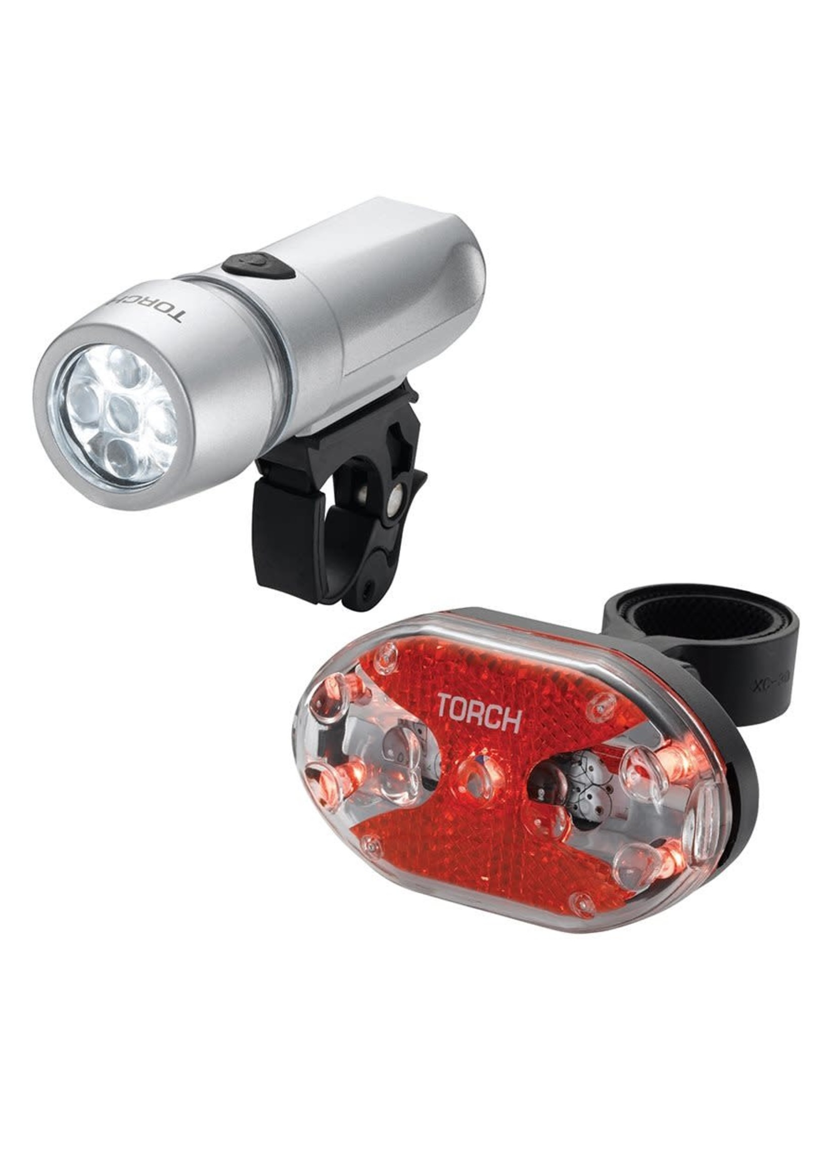 TORCH HIGH BEAMER WHITE AND TAIL SET BIKE LIGHT- FRONT/REAR