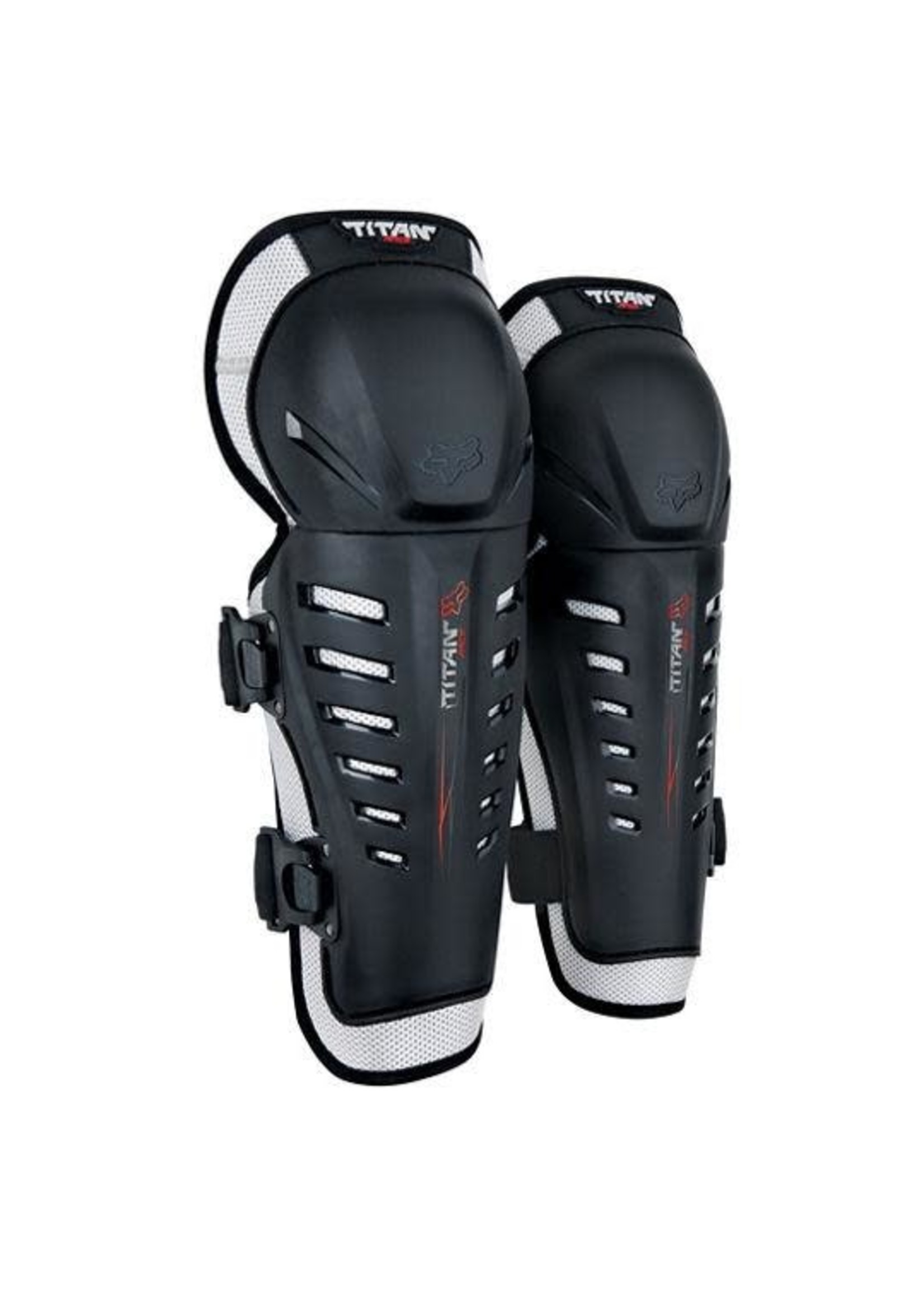 FOX FOX YOUTH TITAN RACE KNEE/SHIN GUARDS BLACK ONE SIZE