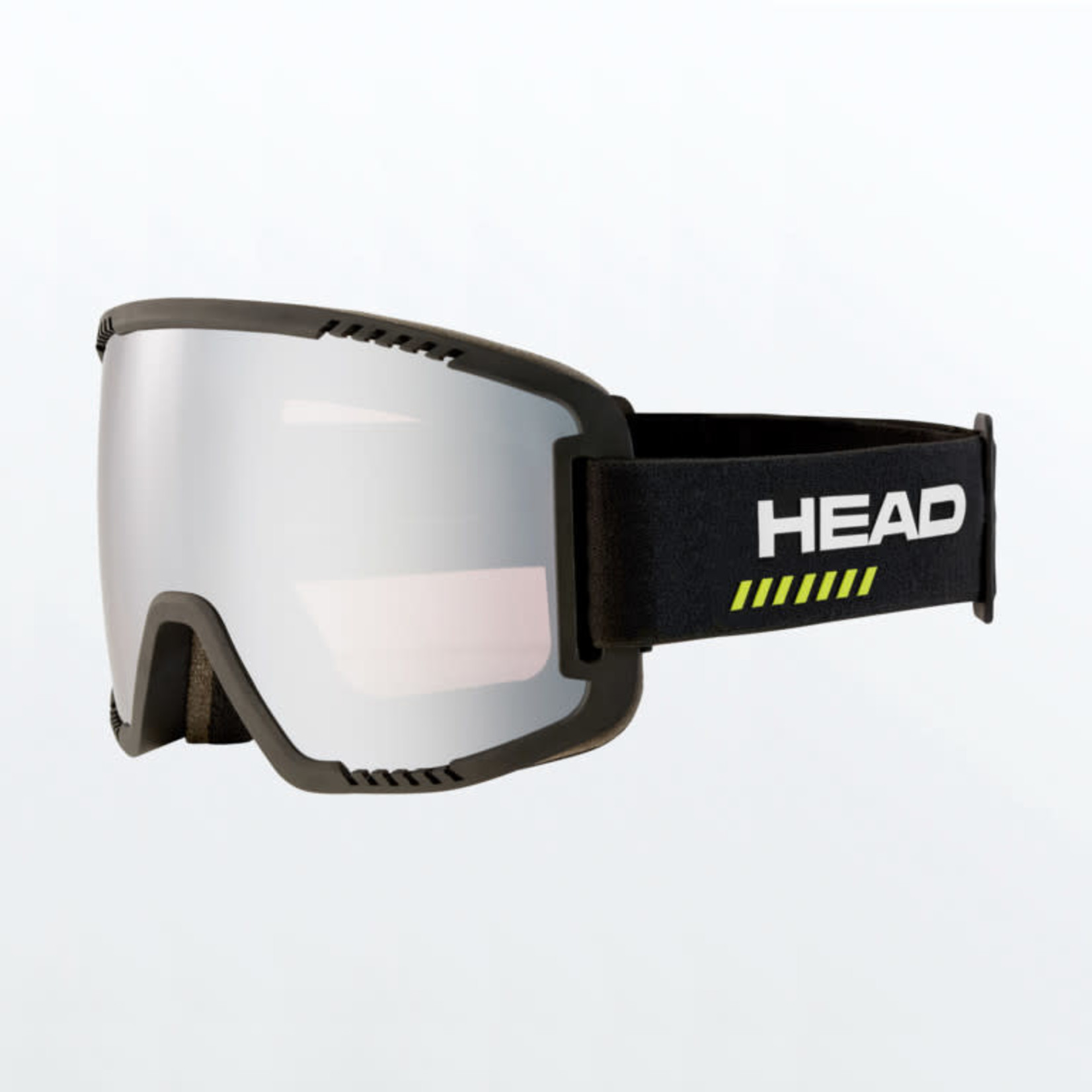 HEAD HEAD CONTEX PRO 5K RACE GOGGLES  WITH SPARE LENS CHROME BLACK LARGE