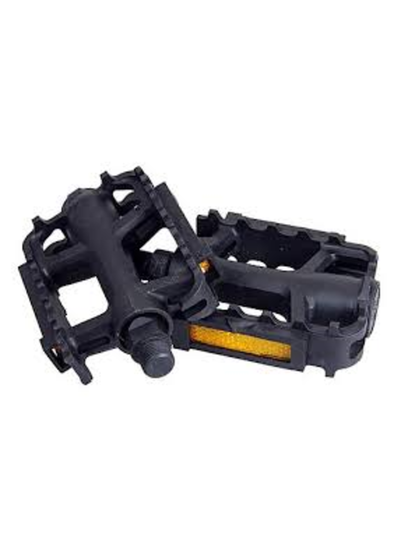 FDP BIKE PEDALS - FPD RESIN 9/16 MTB FLAT BLACK