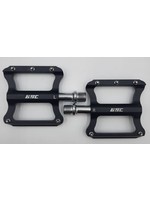 BBC / FPD BBC BLACK ALLOY 9/16 SEALED FLAT BLACK BIKE PEDAL