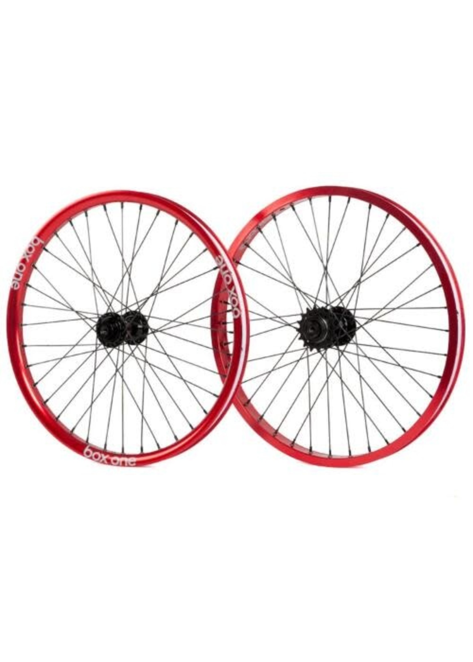 WHEEL SET BMX 20X1.75 RED BOX THREE