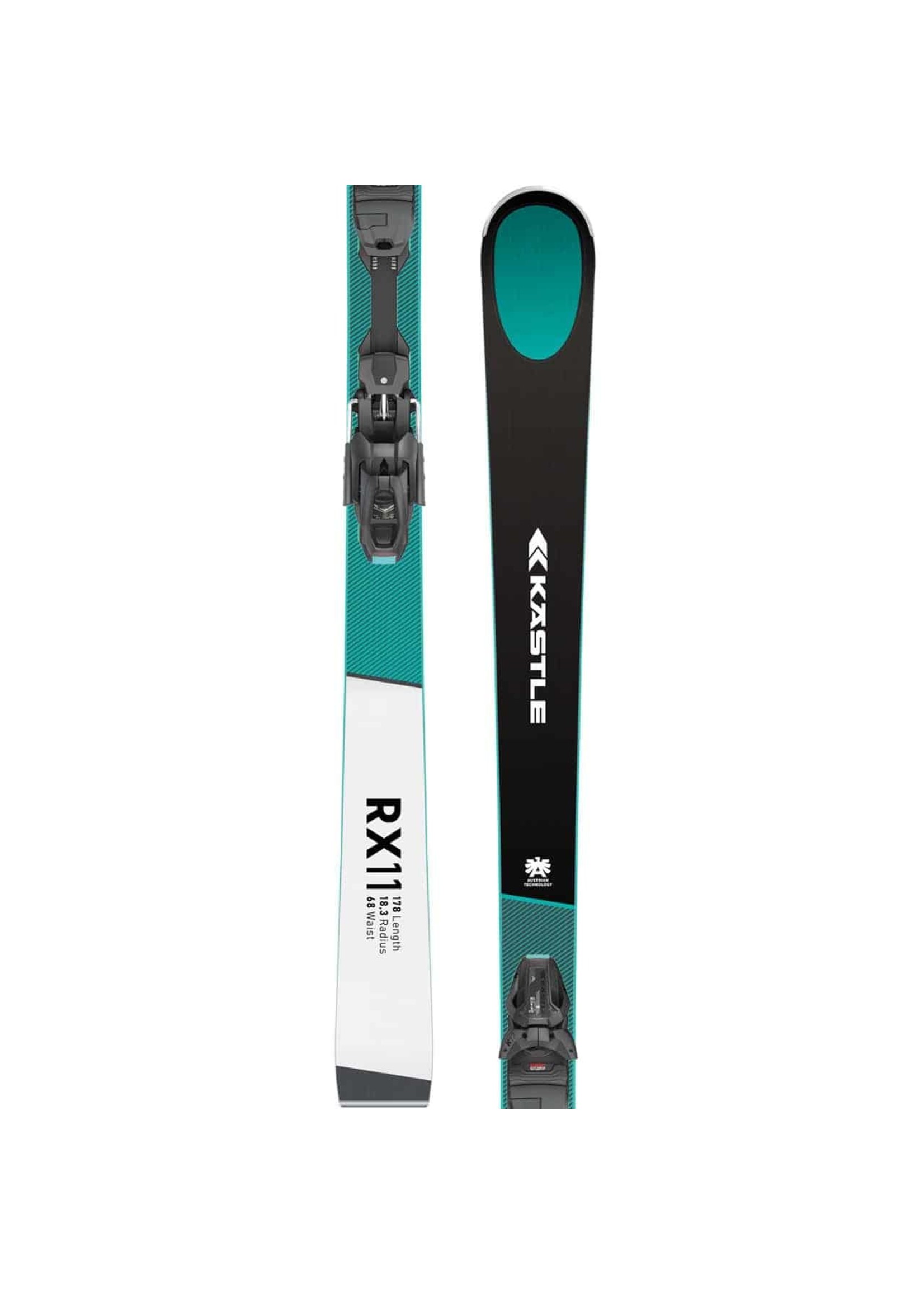 KASTLE RX11 SKIS with K12 TRI bindings Dinardos Ski Bike Hike