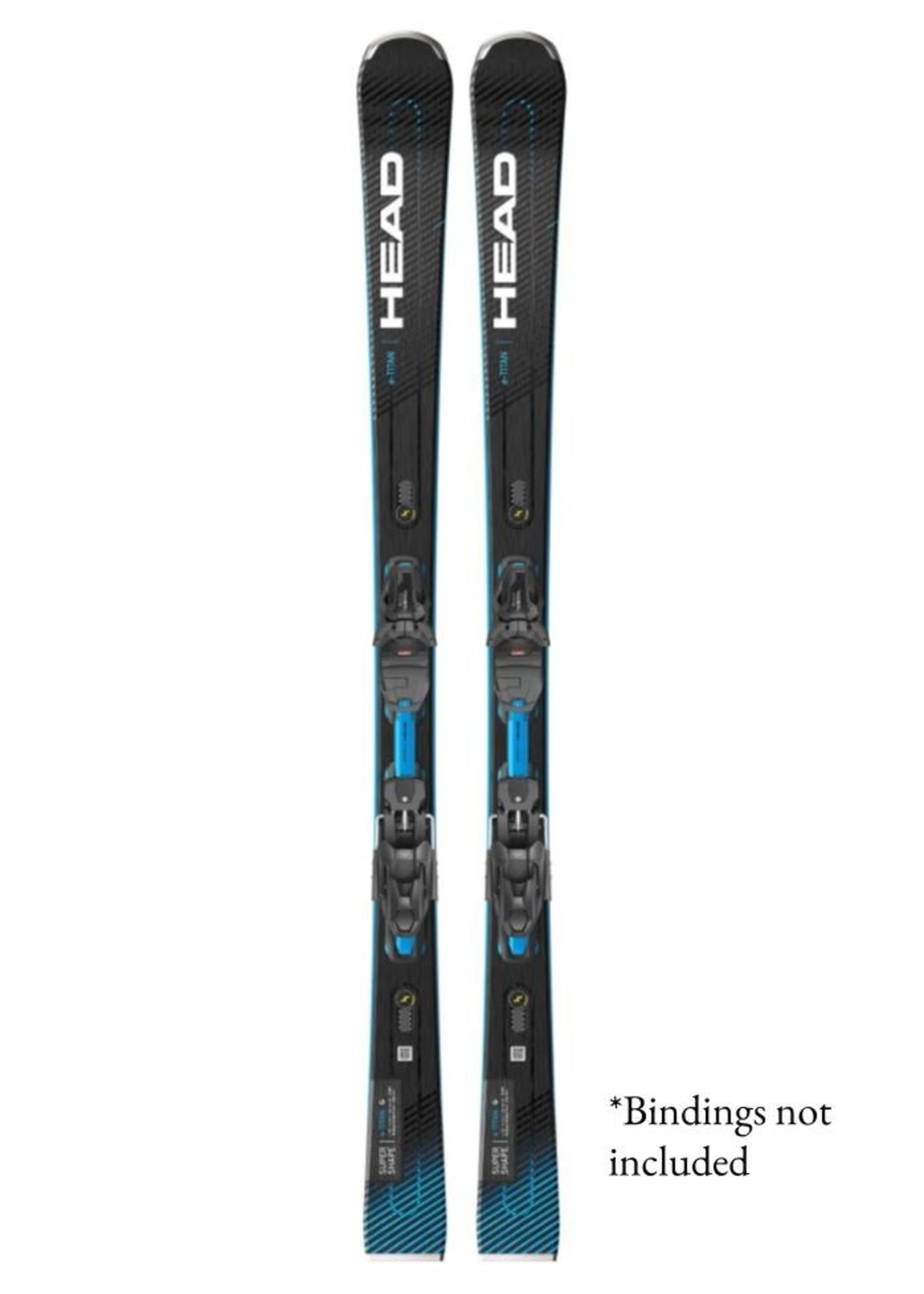 HEAD HEAD SUPERSHAPE E-TITAN SKIS FLAT