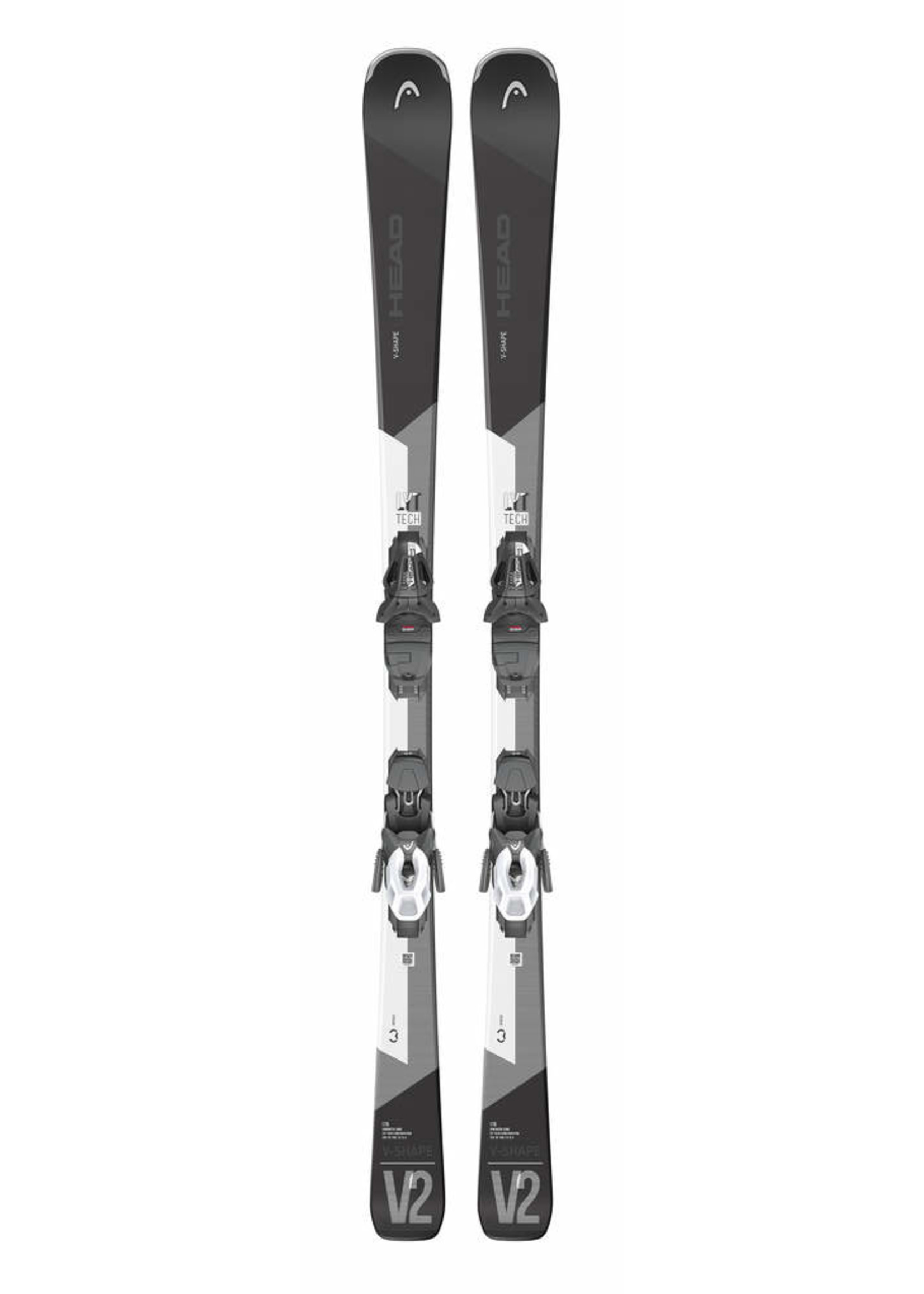 HEAD HEAD V-SHAPE V2 SKIS WITH PR10 GRIP WALK BINDINGS