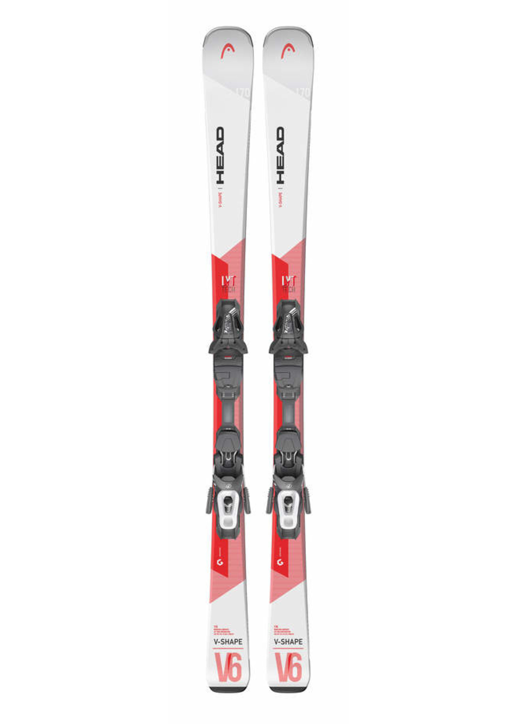 HEAD HEAD V-SHAPE V6 SKIS WITH PR11 GRIP WALK BINDINGS