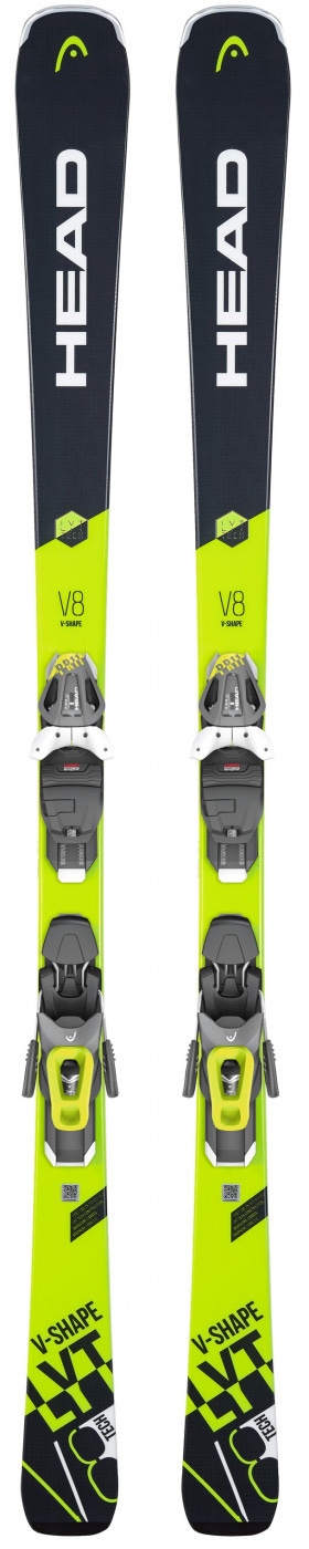 HEAD V1 V-SHAPE スキー 124cm TYROLIA HEAD HEAD V-SHAPE V10 SKIS WITH PRD12 GRIP WALK BINDINGS