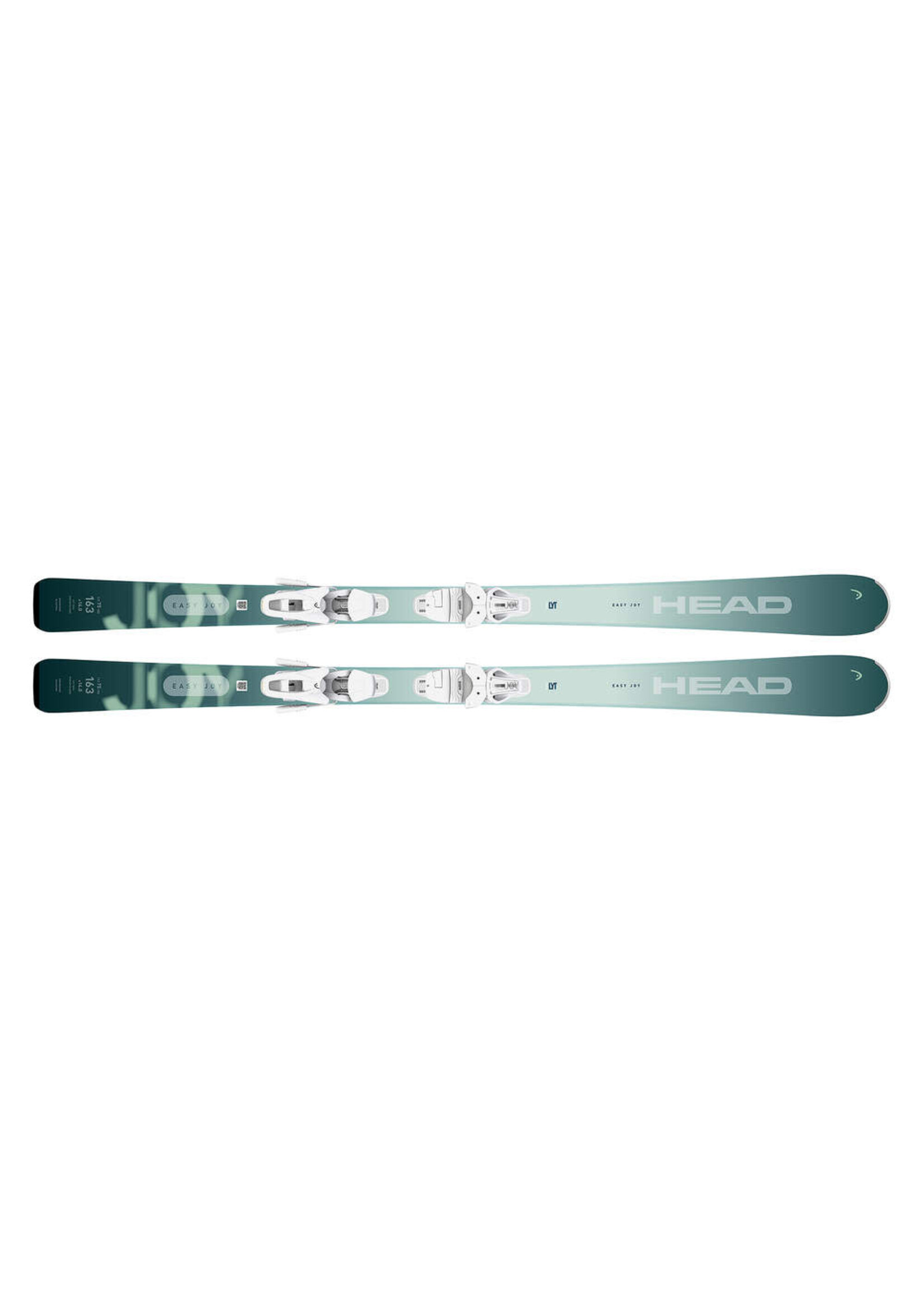 HEAD HEAD EASY JOY SKIS w JOY 9 GW SLR BINDINGS