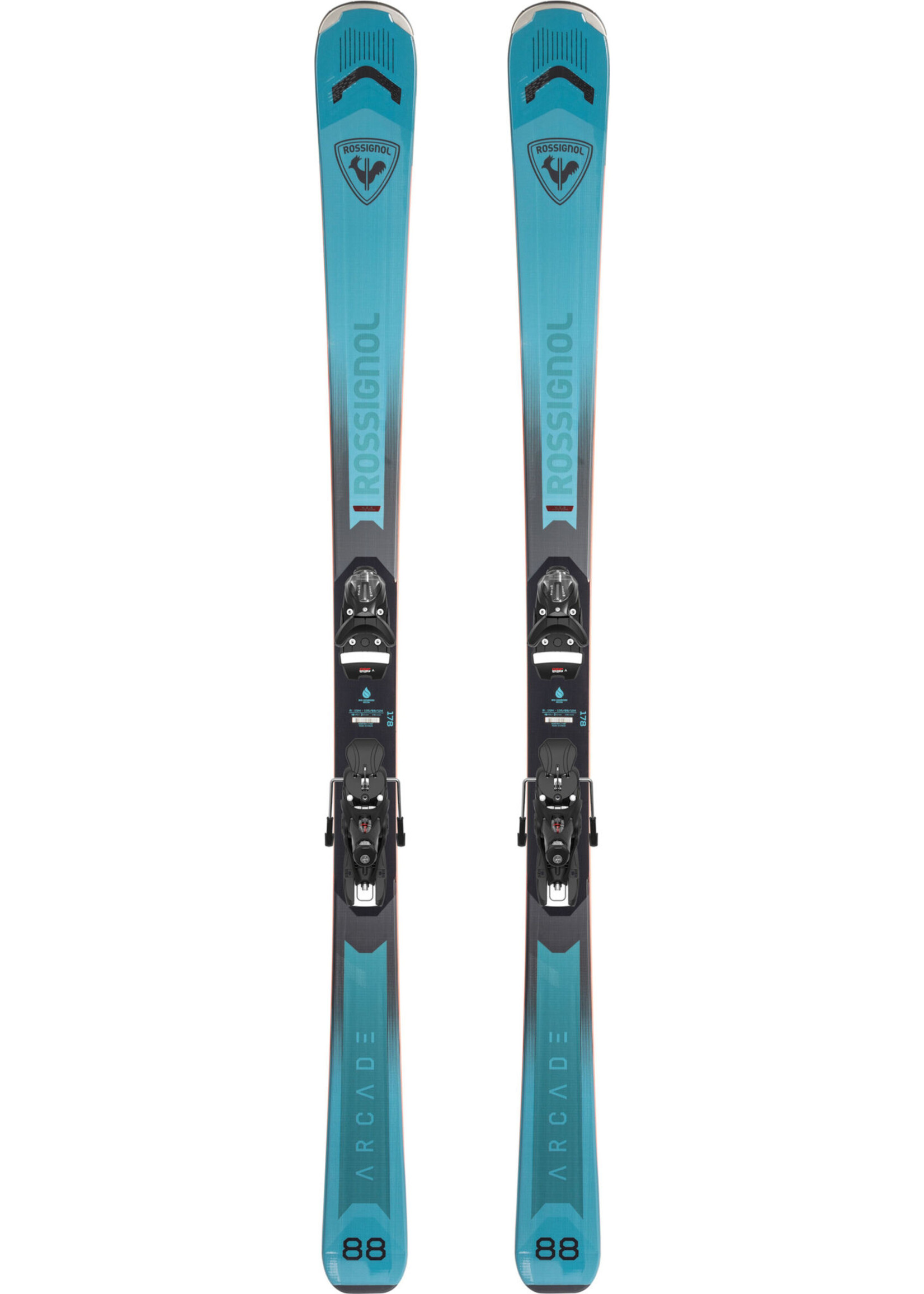 ROSSIGNOL ROSSIGNOL ARCADE 88 OPEN SKIS without bindings