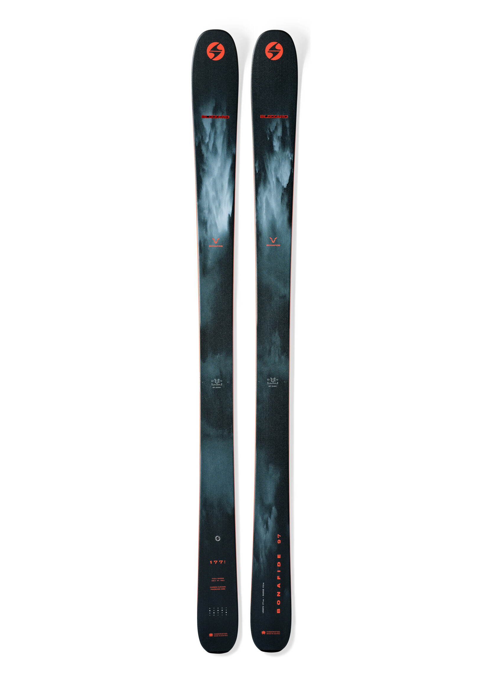 BLIZZARD BLIZZARD BONAFIDE 97 SKIS w/o bindings