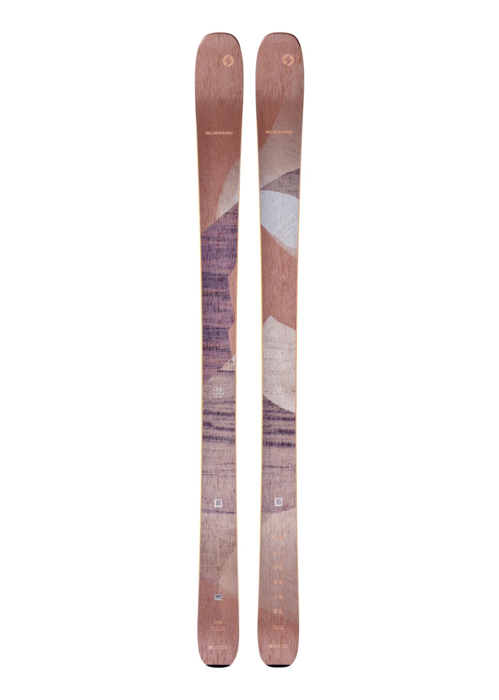 BLIZZARD BLIZZARD BLACK PEARL 94 SKIS w/o bindings