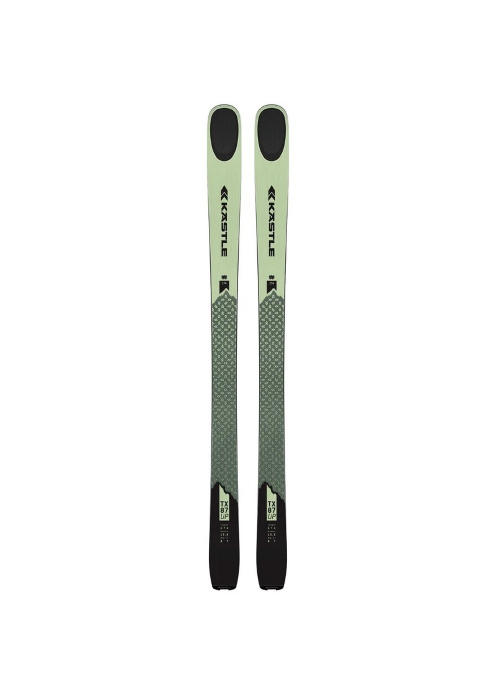 KASTLE KASTLE TX 87 UP SKIS w/o bindings