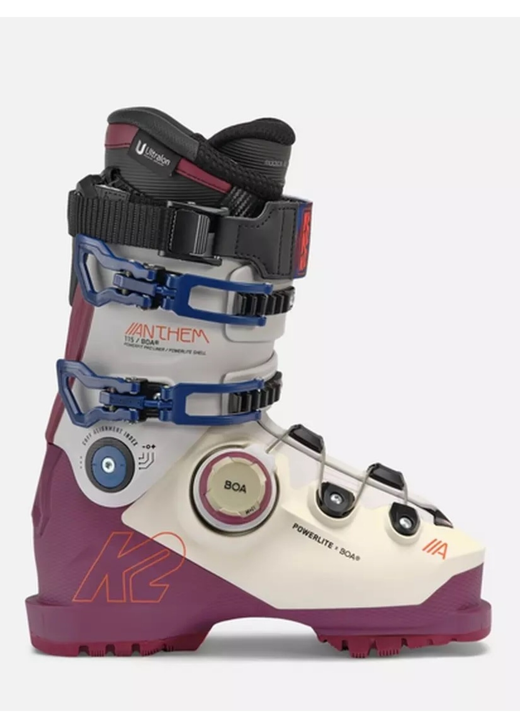 K2 K2 ANTHEM WOMEN'S SKI BOOTS MV 115 BOA FIT SYSTEM