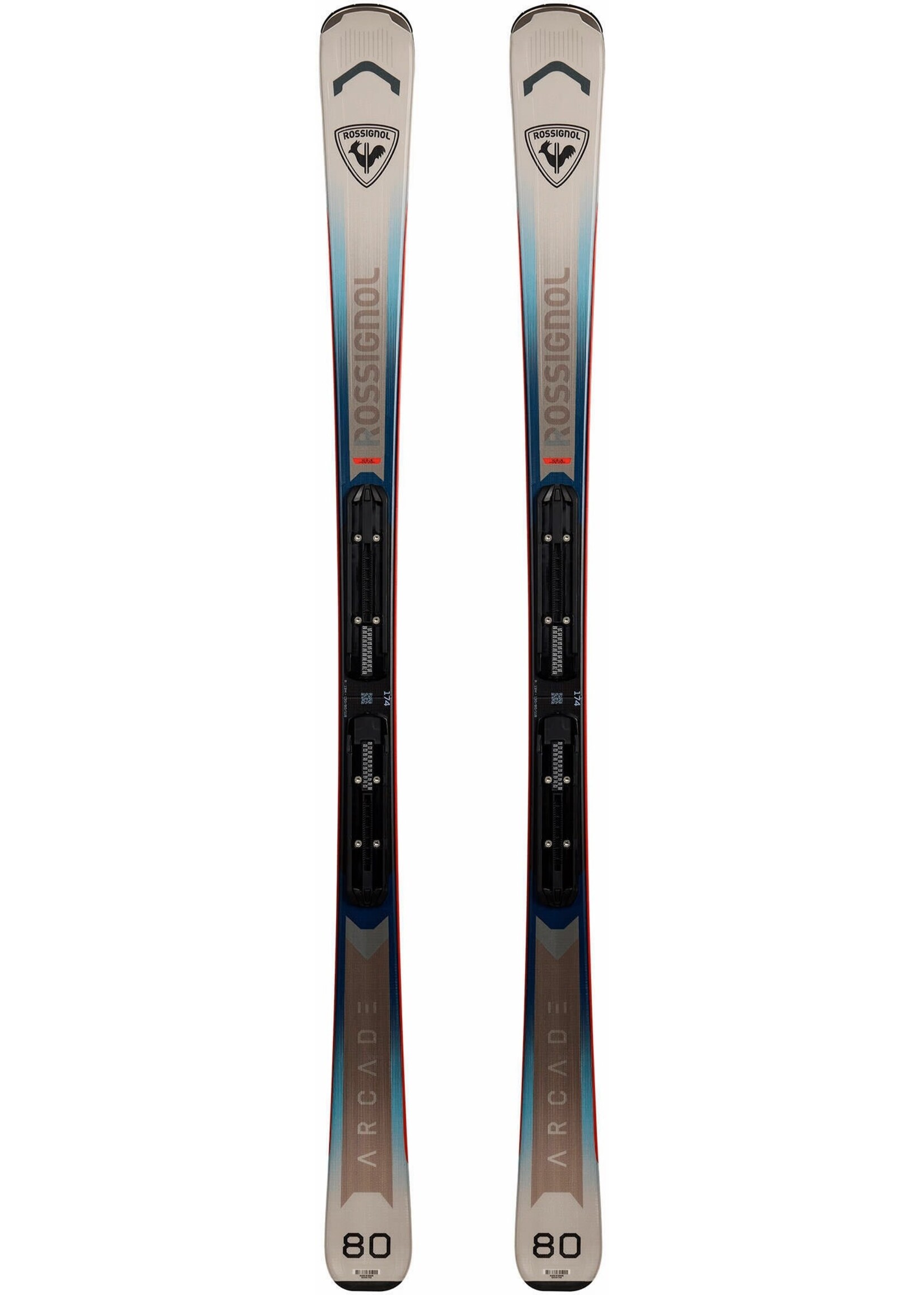 ROSSIGNOL ROSSIGNOL ARCADE 80 SKIS with XP10 bindings