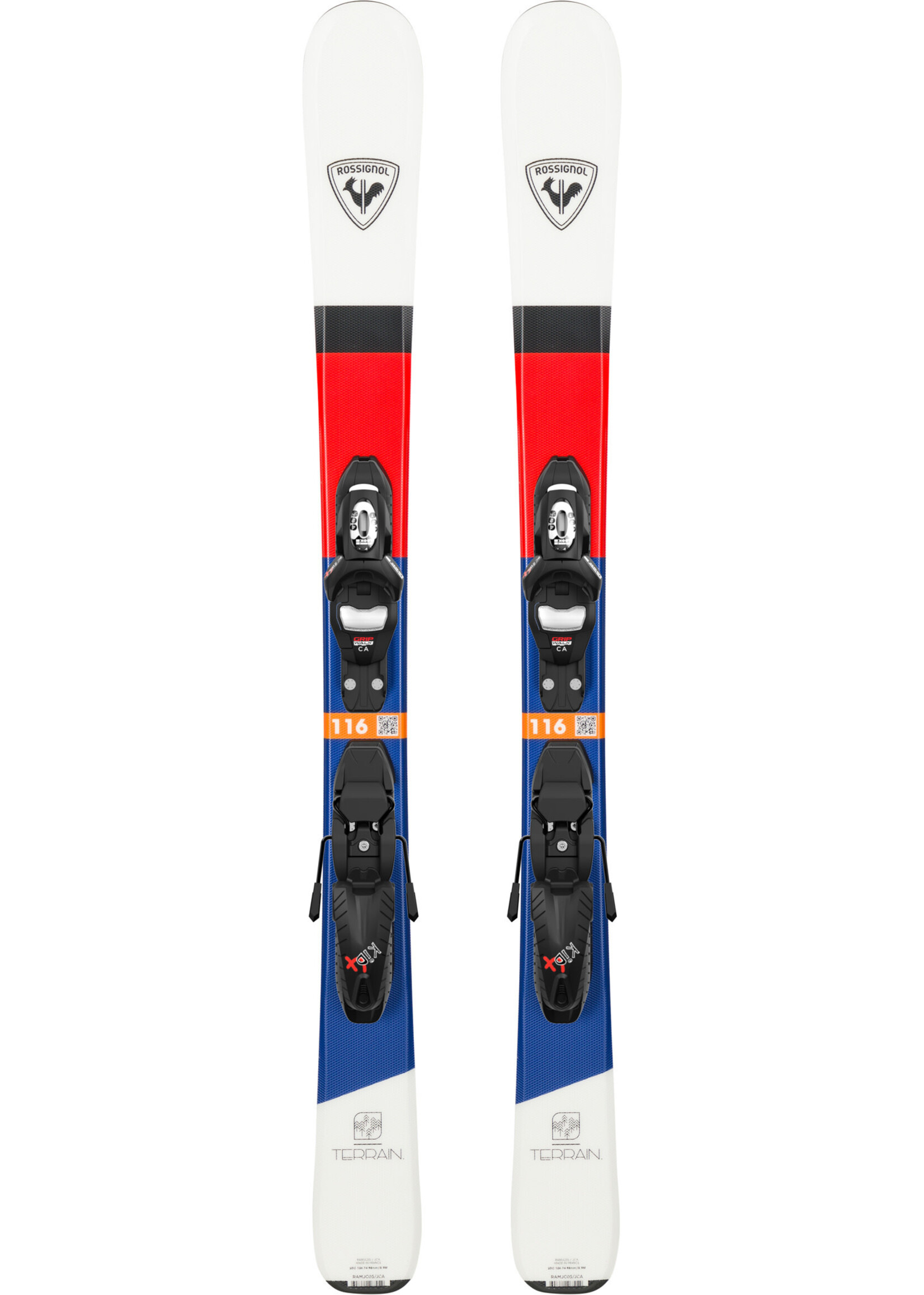 ROSSIGNOL ROSSIGNOL TERRAIN RTL SKIS with KID 4 bindings