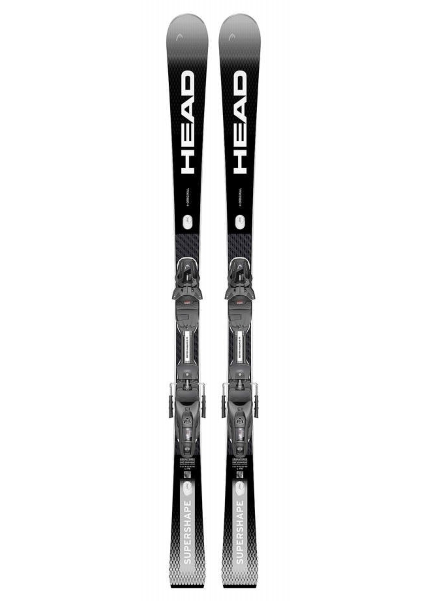 HEAD HEAD SUPERSHAPE E-ORIGINAL SW SKIS WITH PROT PR 13 BINDINGS