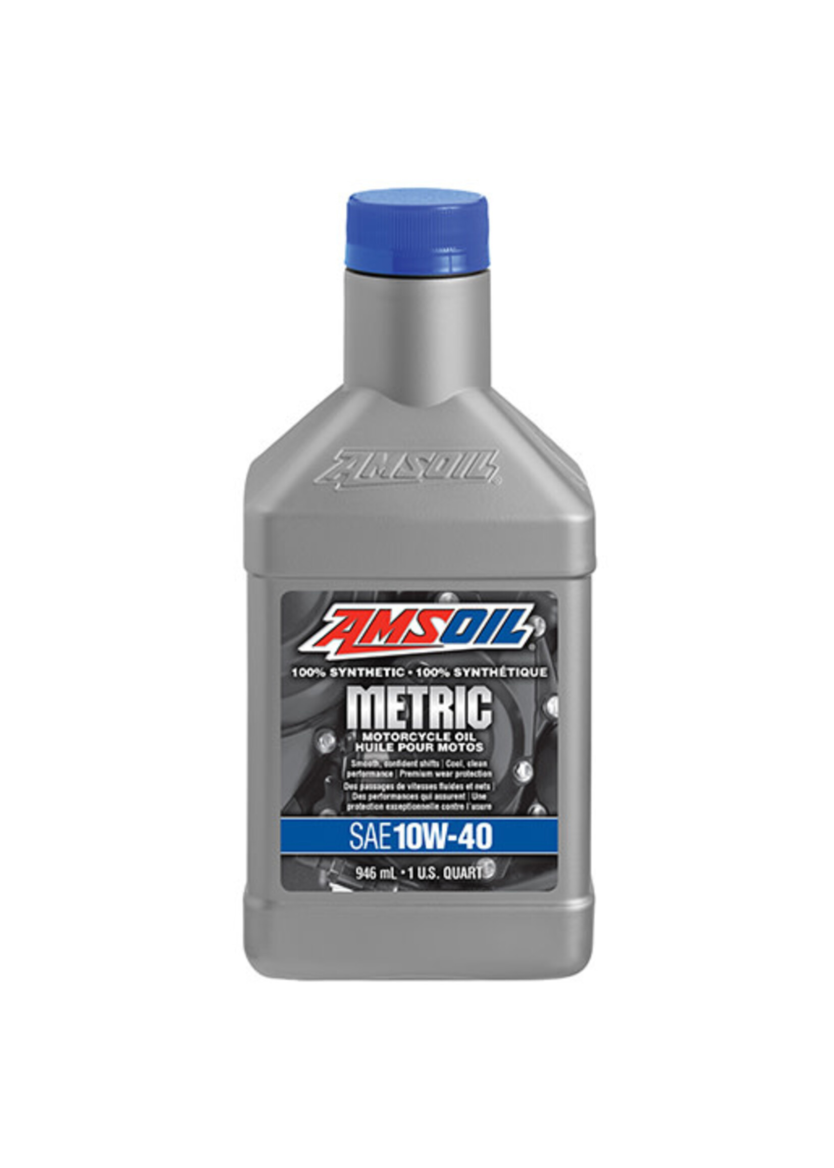 AMSOIL AMSOIL 10W-40 SYNTHETIC METRIC MOTORCYCLE OIL