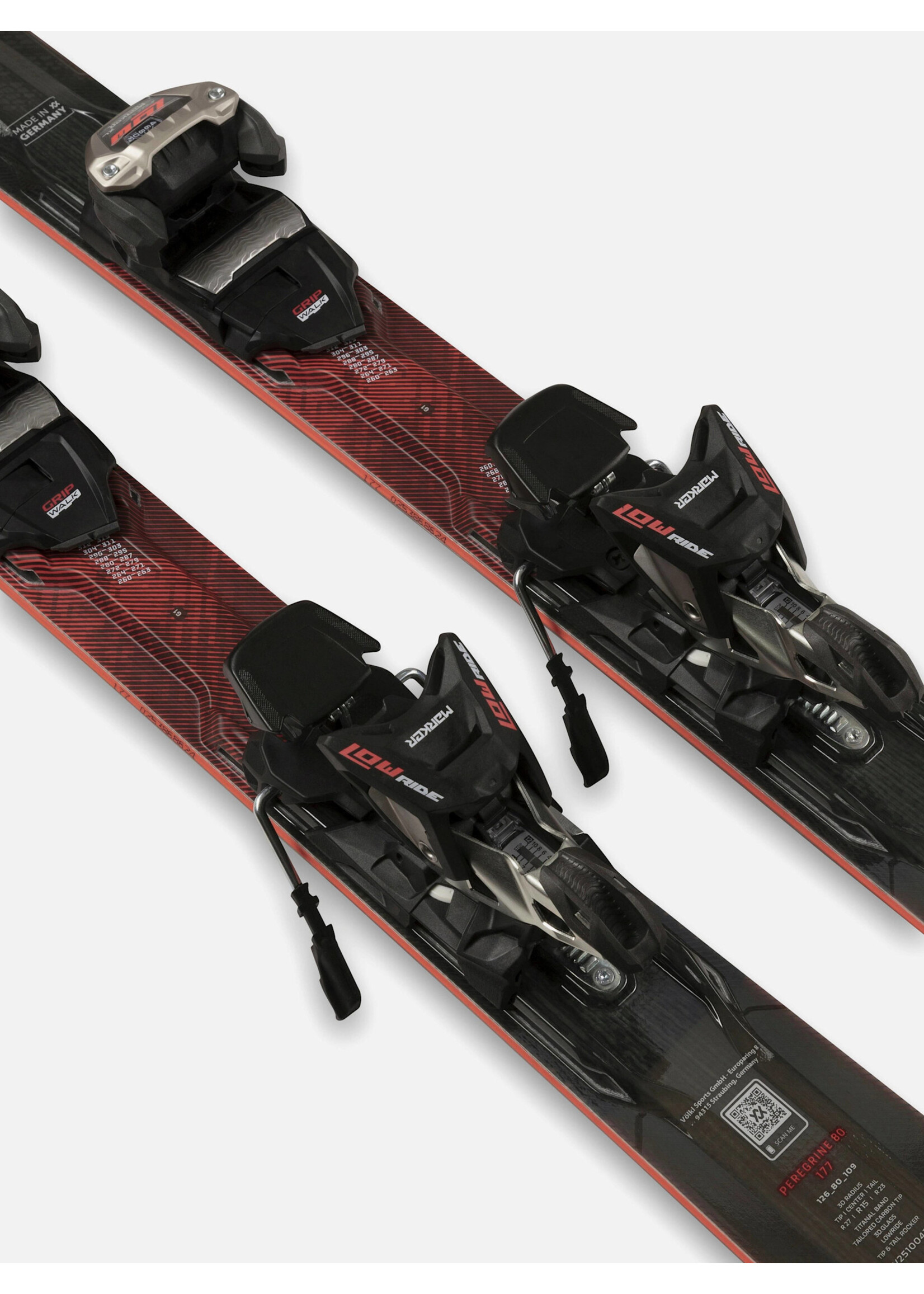 PEREGRINE 80 SKIS w/ LOWRIDE 12 TCX bindings