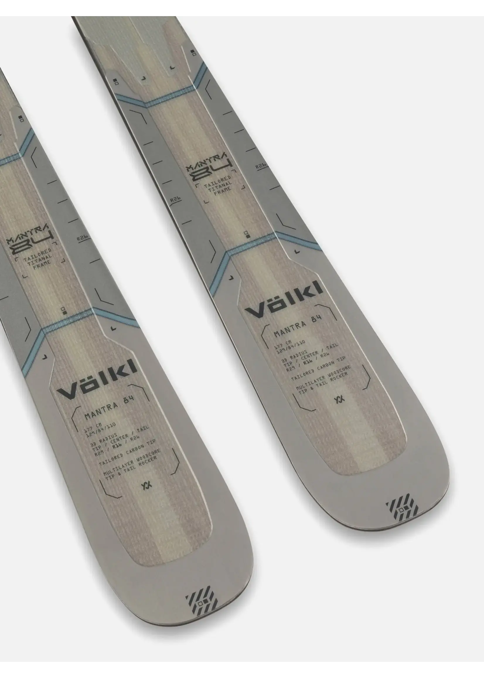 MANTRA 84 FLAT SKIS w/o BINDINGS