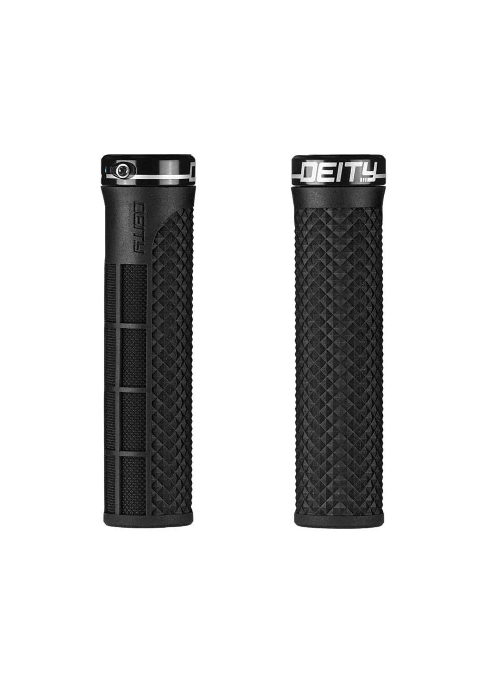 DEITY LOCKJAW GRIPS 132MM BLACK