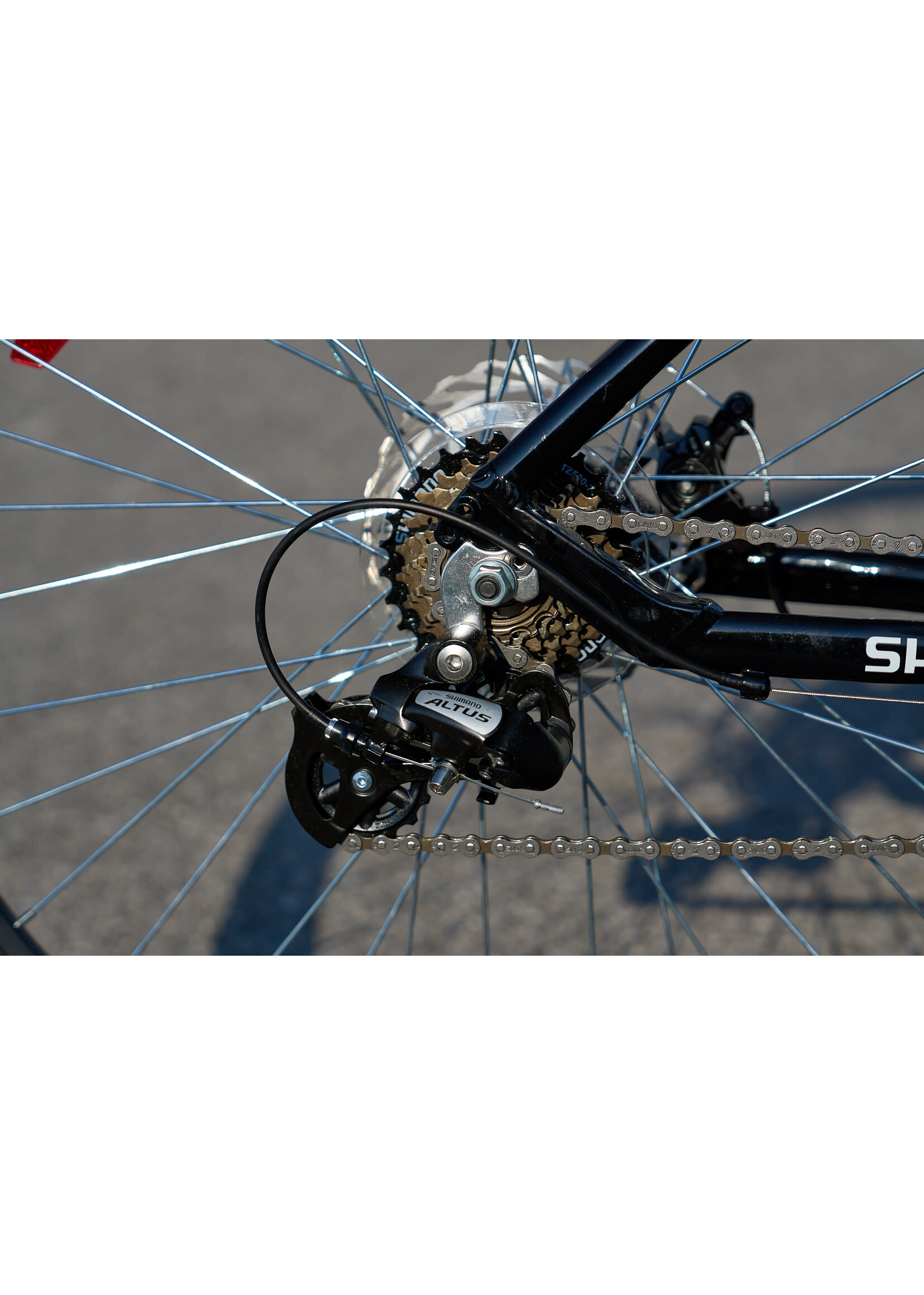 INFINITY BOSS THREE DISC RIGID 7 SPEED M HYBRID BIKE BLACK