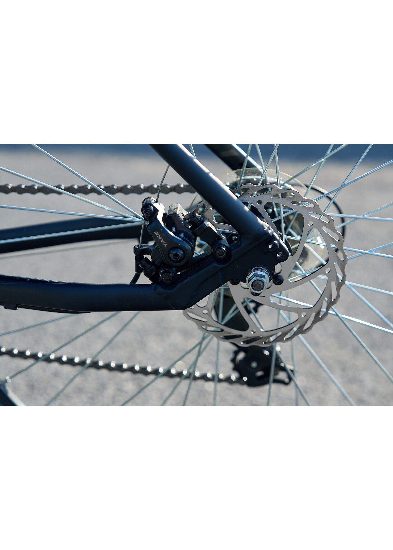 INFINITY BOSS THREE DISC SUSPENSION 21 SPEED M HYBRID BIKE BLACK