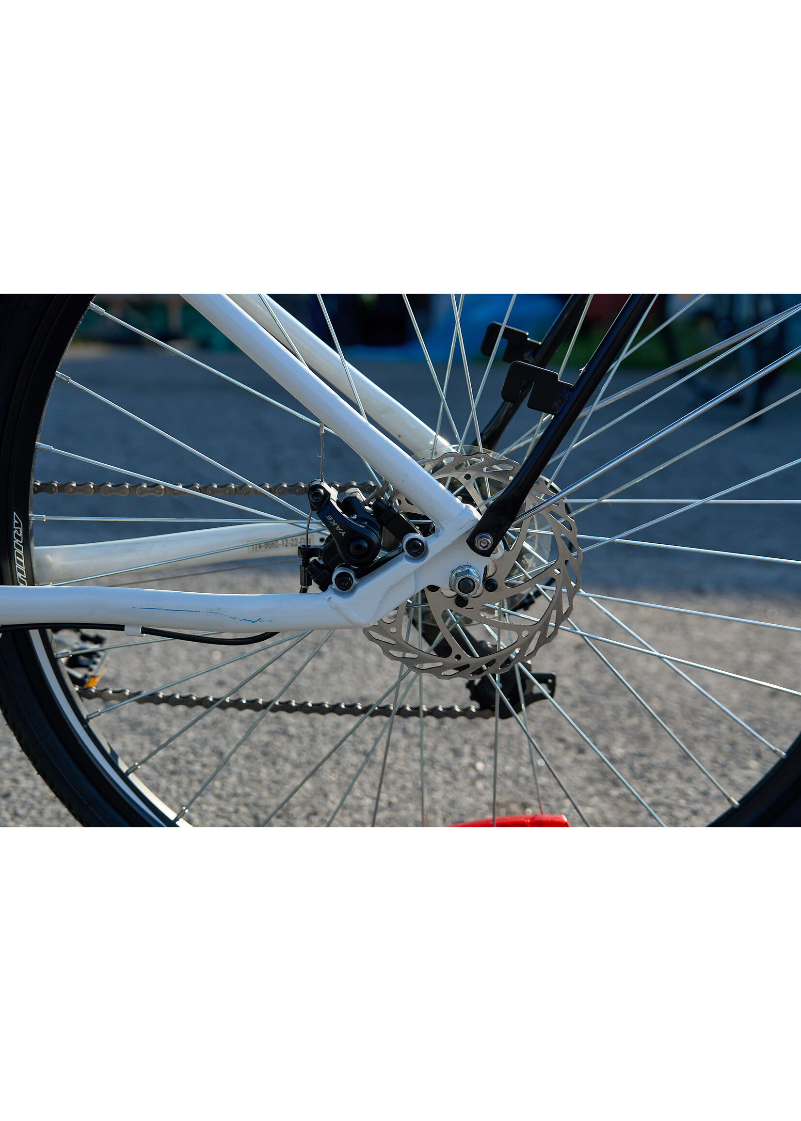 INFINITY BOSS THREE DISC RIGID 7 SPEED W HYBRID BIKE WHITE