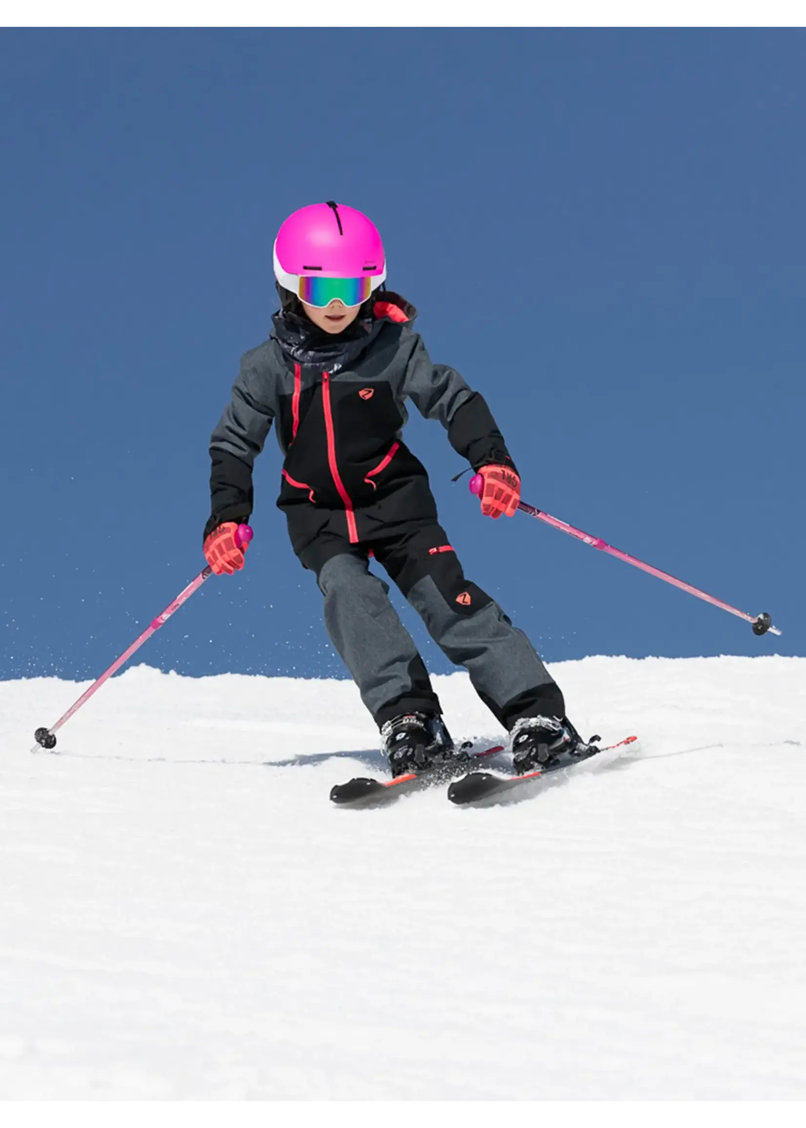 VOLKL RACETIGER JR RED SKIS w/