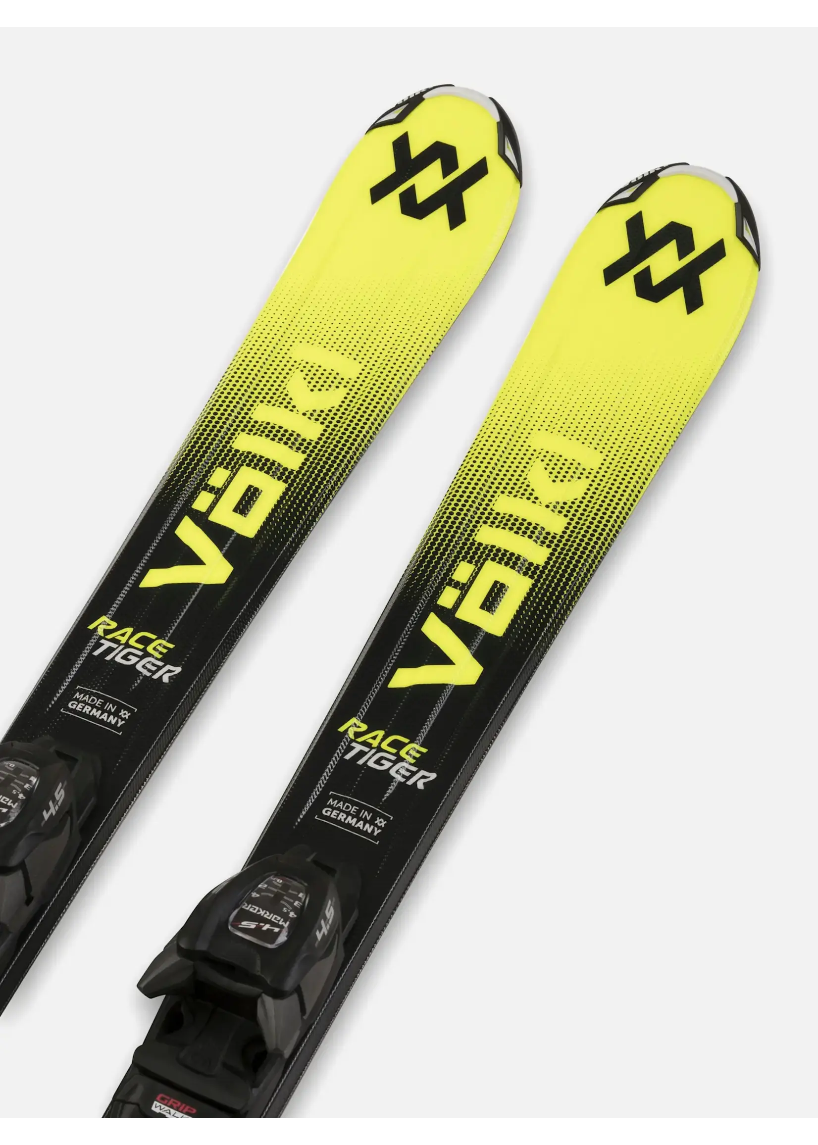 VOLKL RACETIGER JR SKIS YELLOW w/
