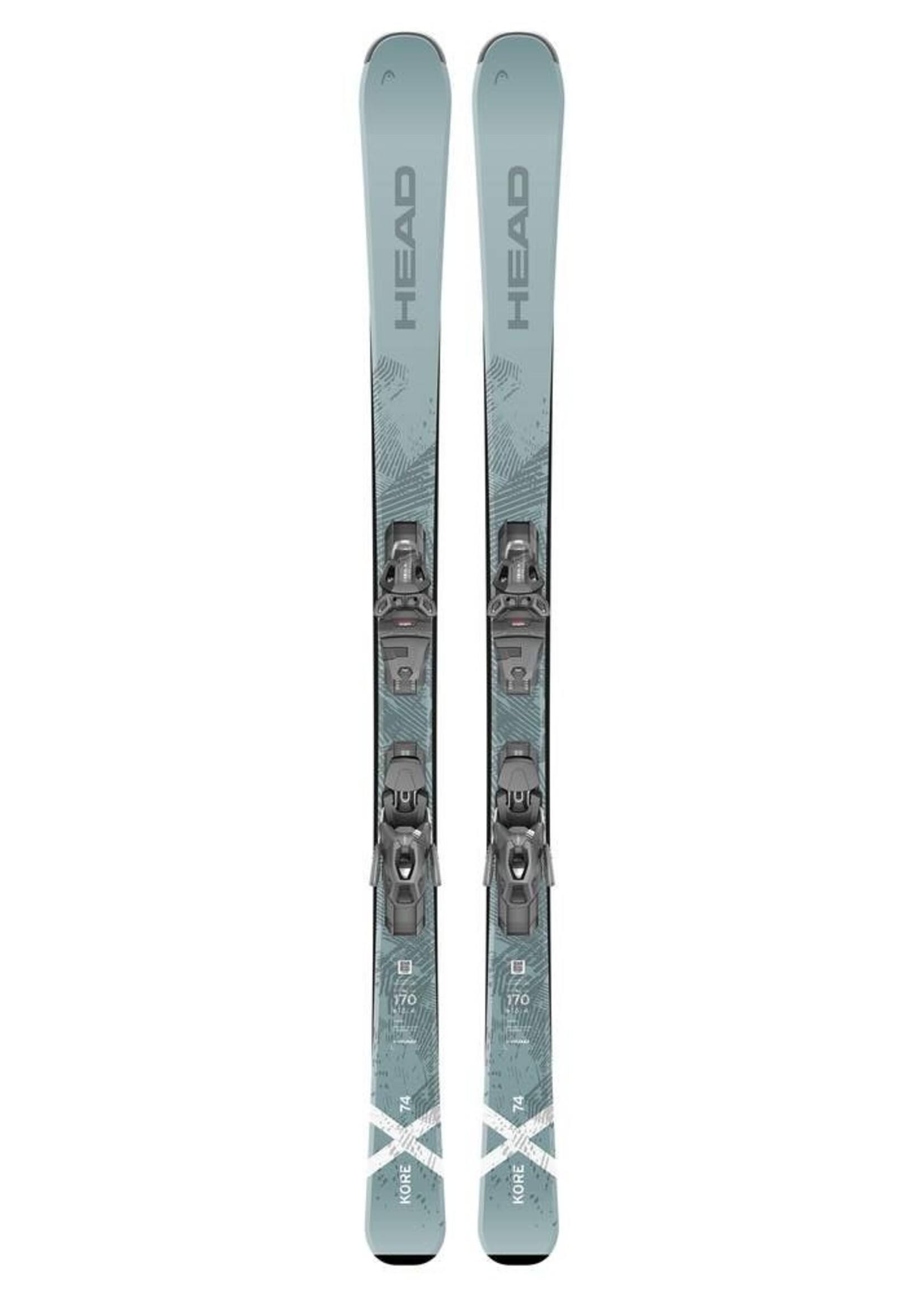 HEAD HEAD KORE X 74 SKIS w PRW 11 GW BINDINGS