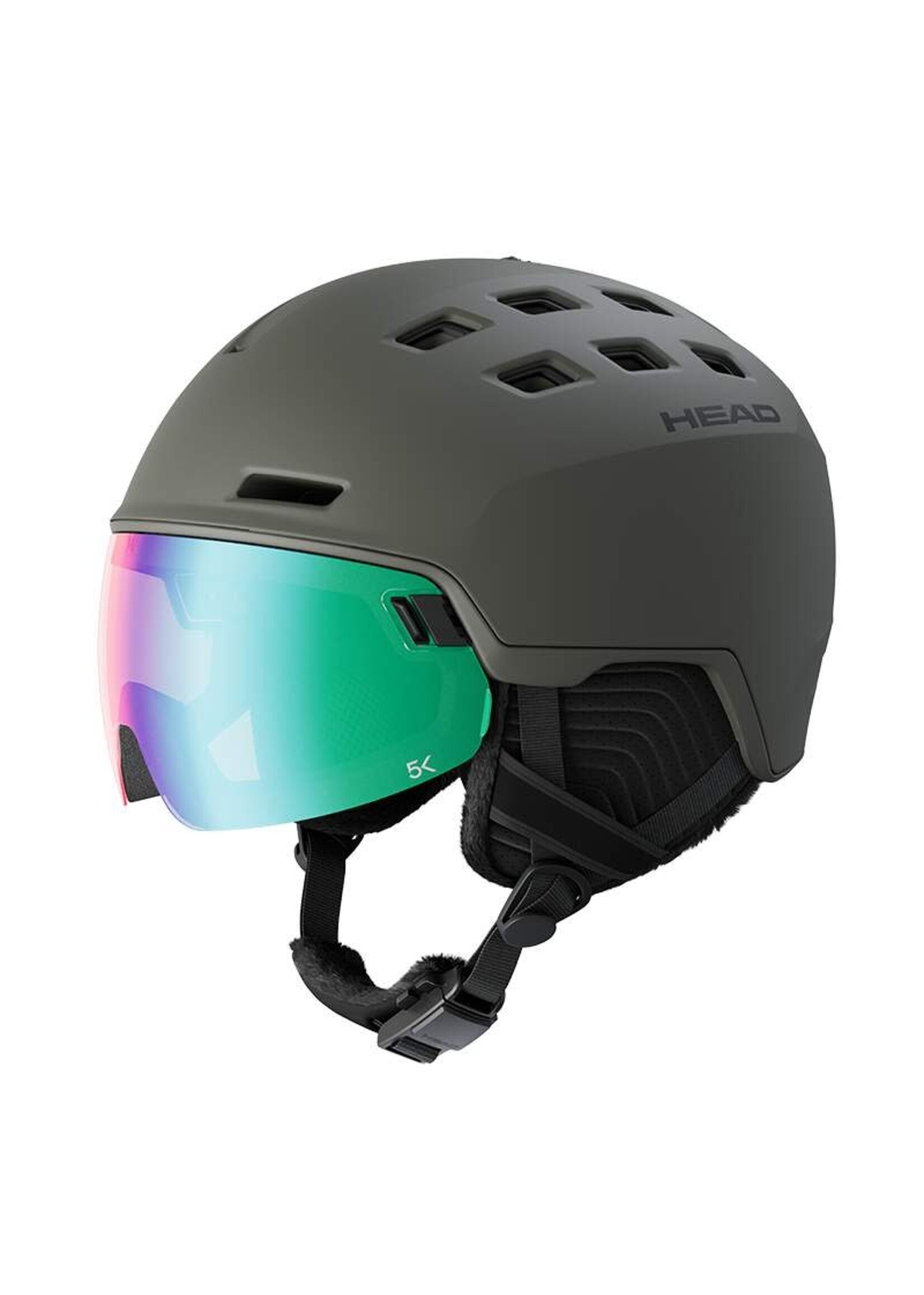 HEAD HEAD RADAR 5K VISOR SKI HELMET