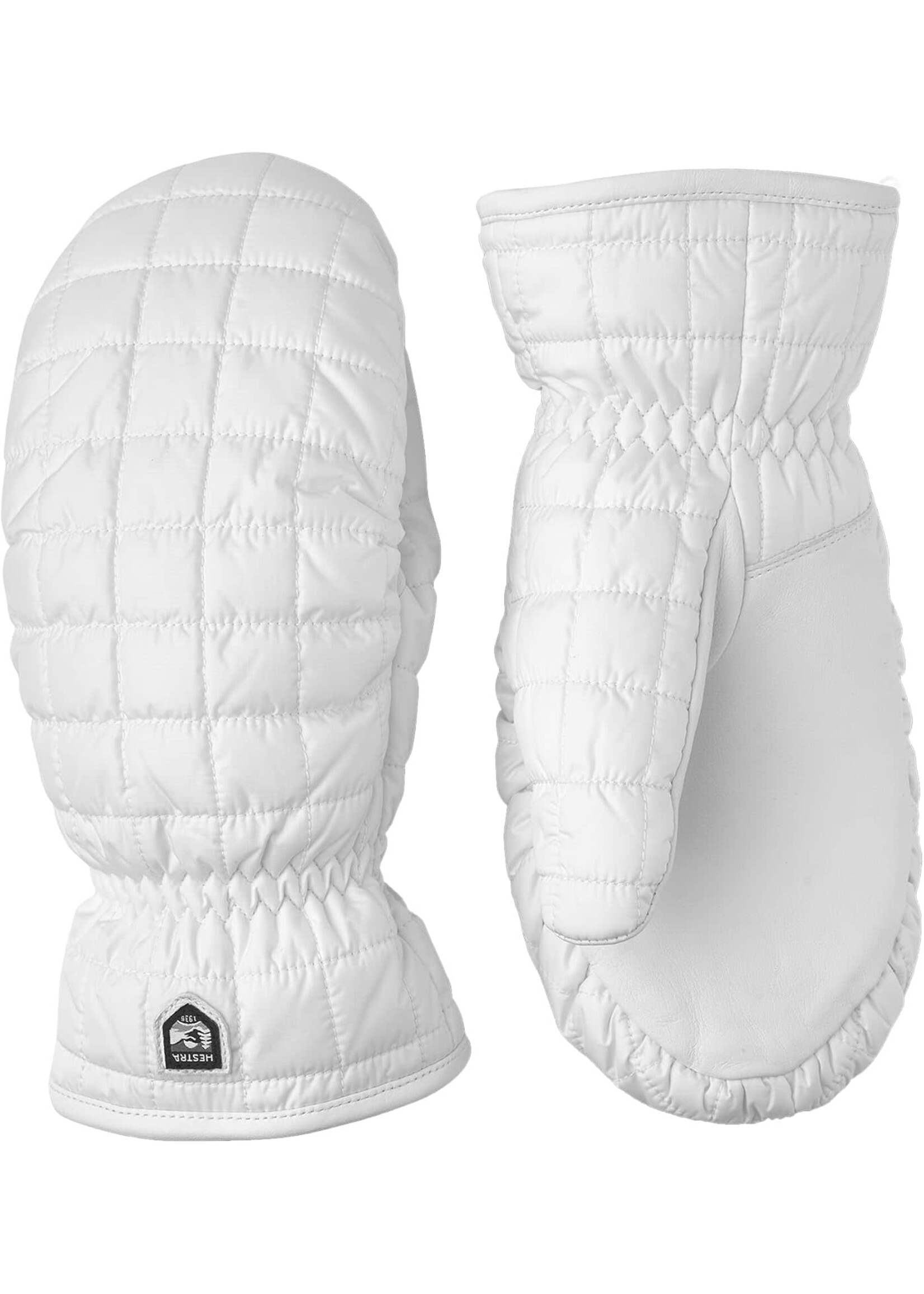 HESTRA HESTRA MOON LIGHT MITT SKI/CASUAL MITTENS WHITE