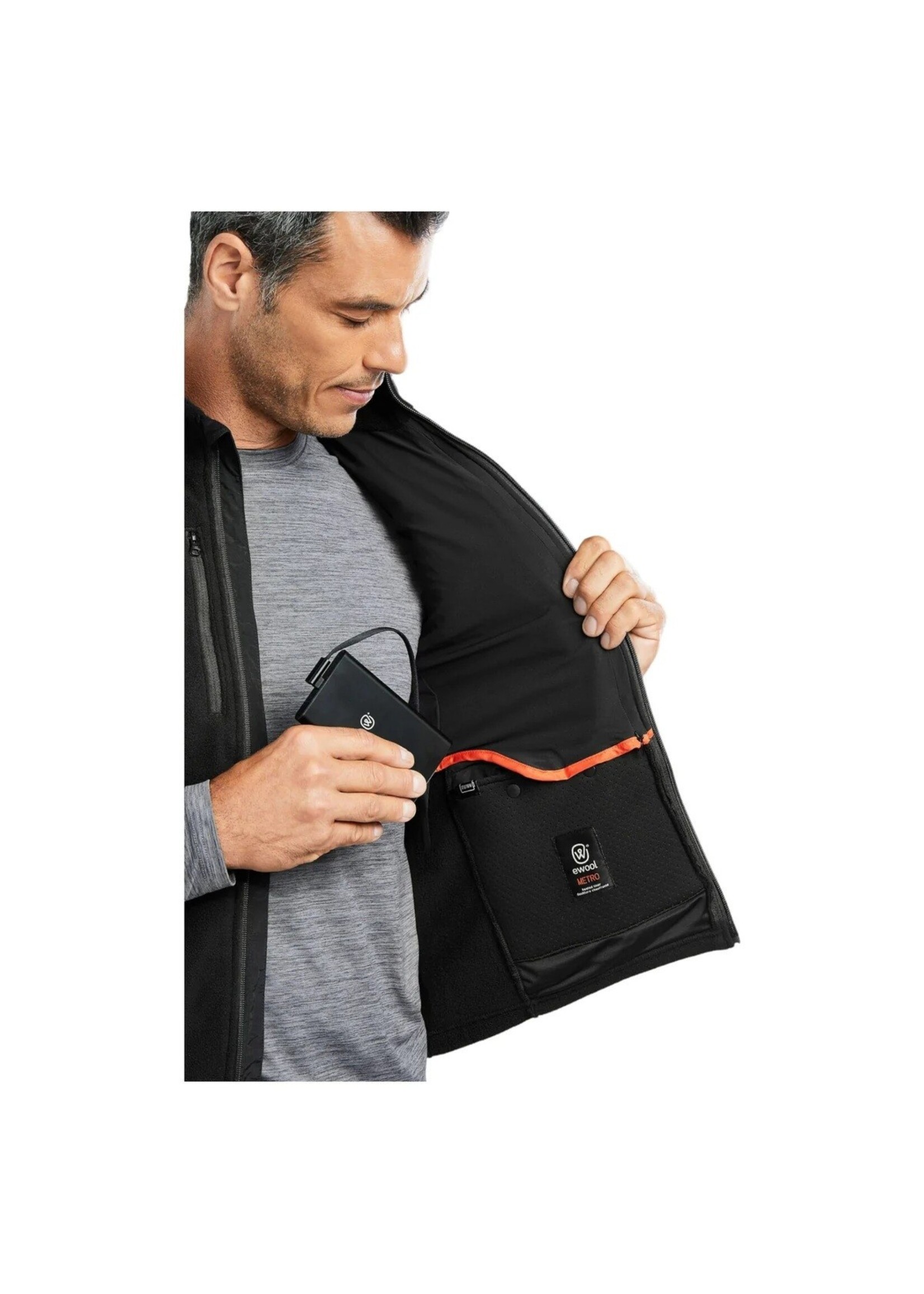 EWOOL EWOOL METRO HEATED VEST MEN'S