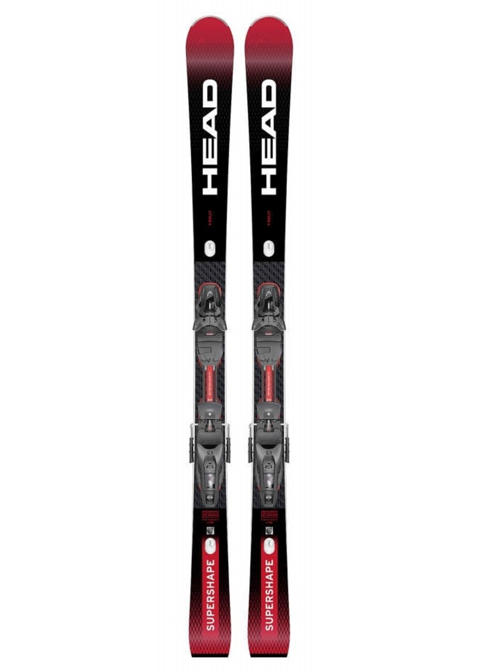 HEAD HEAD SUPERSHAPE E -RALLY SKIS WITH PROT PR 13 BINDINGS